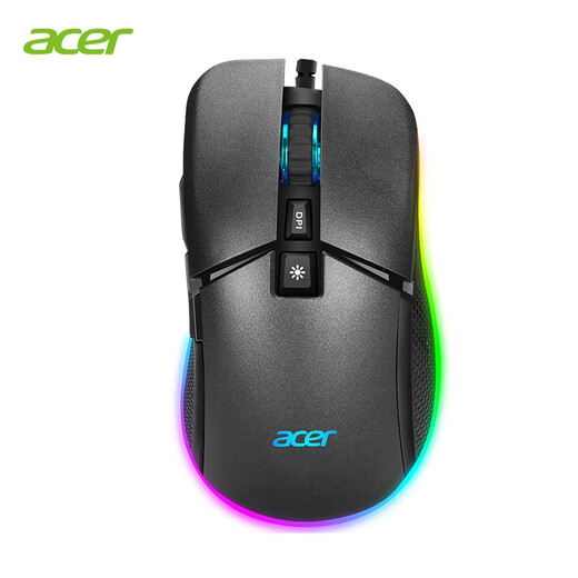 Acer Shadow Knight wired gaming mouse LOL Chicken CF Y910 upgraded version home office RGB streamer gaming mouse black OMW130