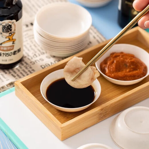 Dayoudao Rice Husk Disposable Sauce Dishes, Disposable Sauce Dishes, Vinegar Dishes, Necessary Kitchen Supplies for Party, Portable and Durable, Rice Husk Condiment Dishes/Vinegar Dishes, 50 pieces, Bag, Diameter 7 cm