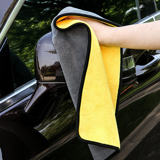 Jinghui Sichuang fiber rag 30*40cm 3 car wash towels car wipe cloth traceless thickened double-sided absorbent without lint and remove oil stains