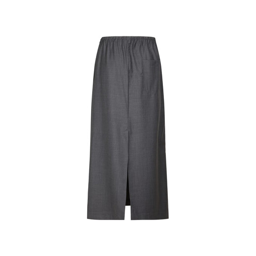 Jnby / Jiangan Jupe en tissu avec laine décontractée lâche droite sweet swet simple gris