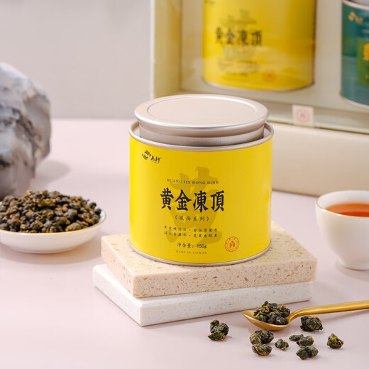尚轩台湾原装进口 冻顶乌龙茶 清香型+浓香型 台湾高山茶礼盒装300g