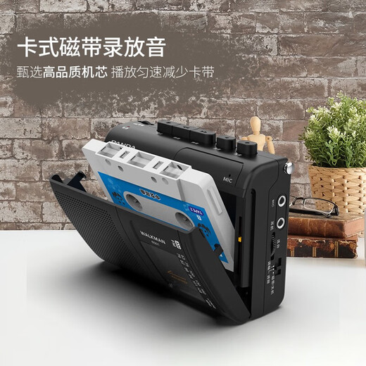 Panda (PANDA) 6501 tape player tape player walkman radio retro walkman single player recorder player old junior high school 6501 standard tape play/radio + power cord + power adapter