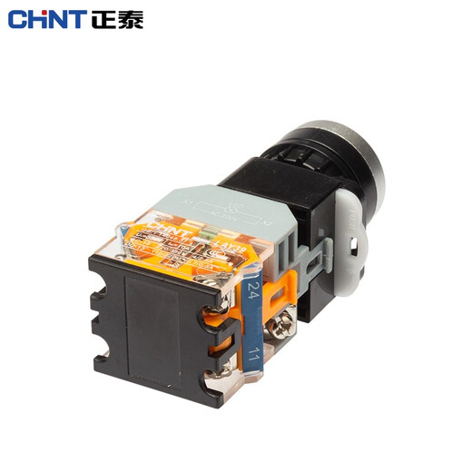 Chint (CHNT) LAY39B-LA38-11BNZSD-G-AC220V button with light and self-locking 220V switch with light and self-locking button green