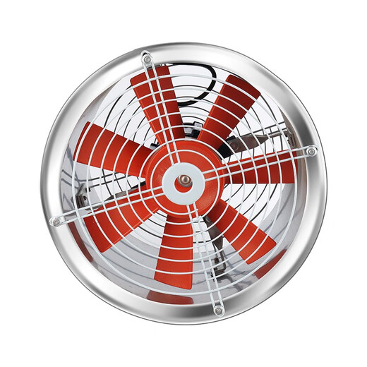 Jingong Jingxuan stainless steel axial flow fan industrial duct fan high temperature resistance 380V powerful exhaust fan 220V high speed 5-2/380V 200 C