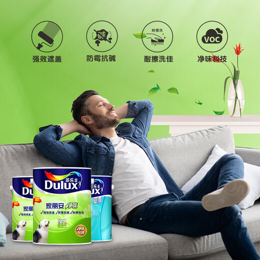 Dulux Jialian Clean Interior Wall Paint Pintura Pintura de pared Pintura de pared A991+A749 Set 15L Entrega de fábrica Productos personalizados