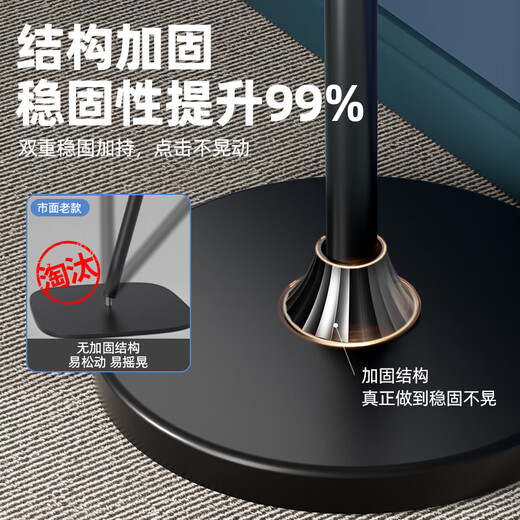 KUSHOP Aluminum Alloy Bracket Live Broadcast Mobile Phone Bracket with Radiator Floor-standing Overhead Shot and Mirror Multi-Function Cantilever 360 Can Lift and Lower for Outdoor Photography and Video Recording for Lazy People 1.7 Meter Double Arm Flagship Model Radiator + Remote Control + Retractable