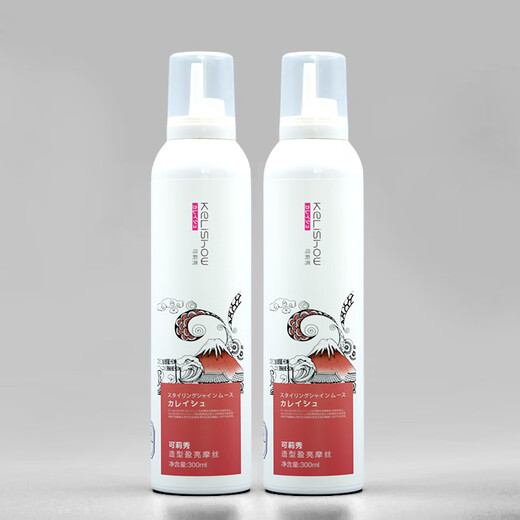 可莉秀【官方直营店】可莉秀发彩可莉秀京道造型盈亮摩丝泡沫发蜡护卷弹 可莉秀盈亮摩丝1瓶