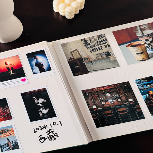 Kodak柯达相册簿覆膜自粘式5寸6寸7寸8寸混装大容量影集18寸家庭宝宝情侣纪念册9891-239黄