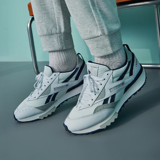 Reebok锐步男女情侣款LX美式复古运动休闲慢跑轻便跑步鞋官方正品 GY9764 深松绿 36