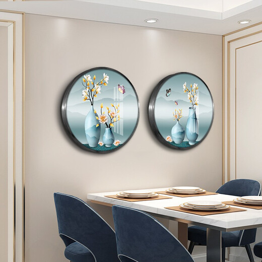 Mo Hua Lulin Restaurant Décoratif Peinture Modern Simple Dining Table peinture Paint Restauration Murale Entrée Entrée Entrée Cabinet haut de gamme PEINTURE DU PEINTURE DANS