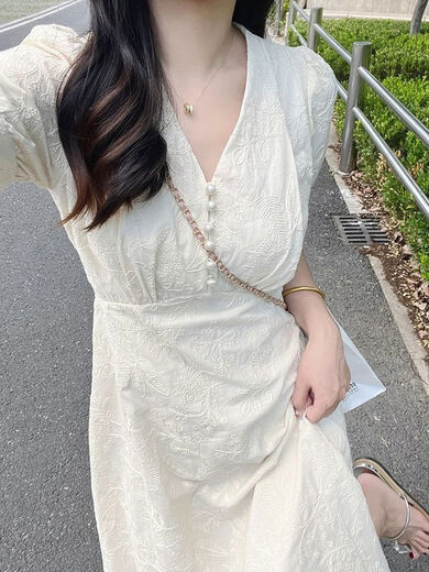 Robe gtyuwvg 2024 printemps et automne Nouvelle femmes du tempérament du tempérament Goddess GRANDE TIME SUMME FRENSE HEURD INDUSTRY