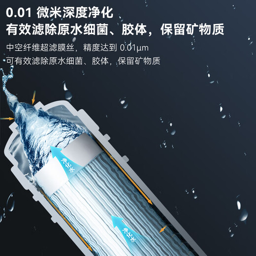 Dr. Shui Midea Water Purificer MRO102 A C / MRO208A / MRO207A-4 / MRC1586-50G ENSEMBLE complet d'éléments de filtre adaptés à MRC1592A-50G / 1592-50G, a souvent remplacé 3 unités