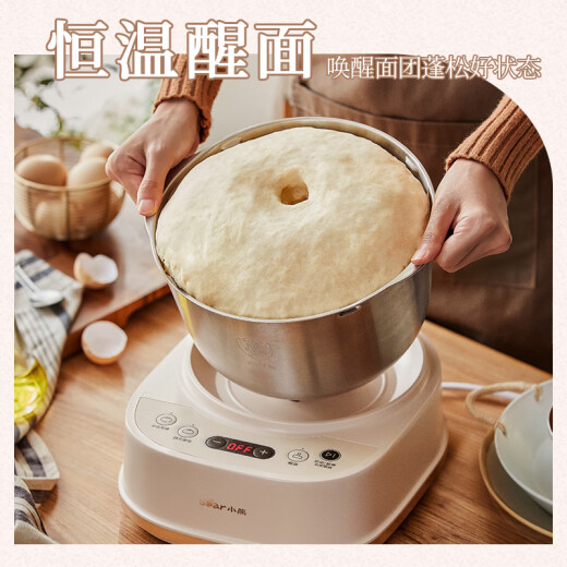 小熊（Bear）和面机家用 揉面机 厨师机 全自动多功能智能和面搅面机 面包面粉发酵醒面HMJ-A50N1