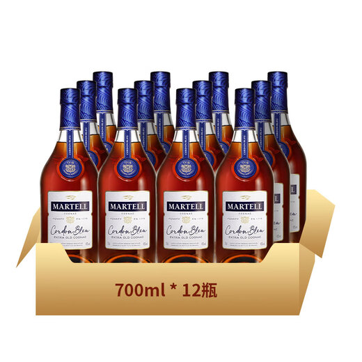 Martell Blue Band XO Grade Cognac Wine 700ml*12 botellas