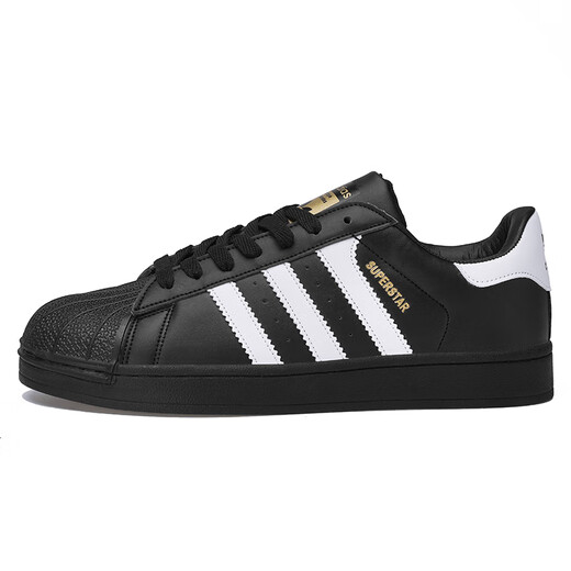 Putian shoes three stripes shell toe couple sneakers classic casual sports sneakers versatile trendy Korean style breathable men's shoes shell toe all black 41