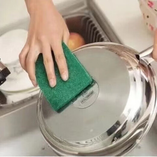 3M Scotch scouring pad No. 96 industrial catering dishwashing cloth kitchen cleaning cloth decontamination stainless steel rag 96 scouring pad (3 boxes of 60 pieces)