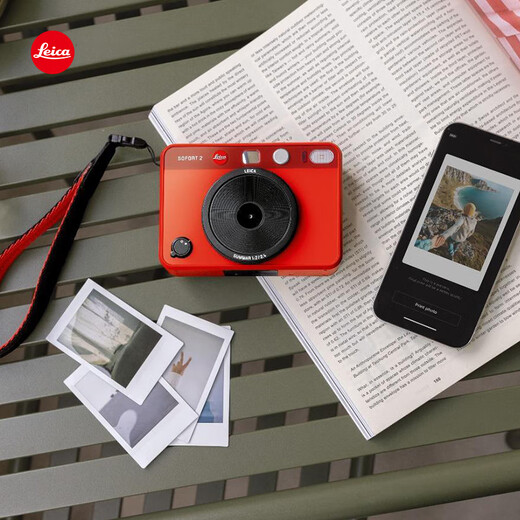 Leica instant photo paper sofort 2 camera photo printing paper -19677/19678/19679 white edge color photo paper 20 sheets (19679)