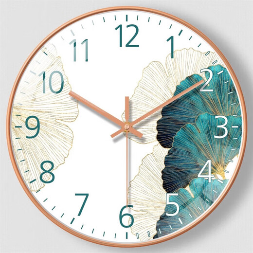 Clocks and watches, living room, household decoration, wall, no punching clock, personalized quartz movement in bedroom - 1048 14 inches, diameter 35cm