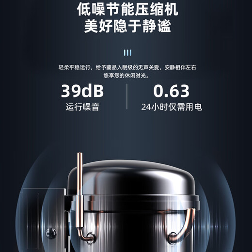 WINDELN Wendel red wine cabinet compressor constant temperature wine cabinet household mini small moisturizing tea cigar storage refrigerator compressor air-cooled steel shelf 23 bottles