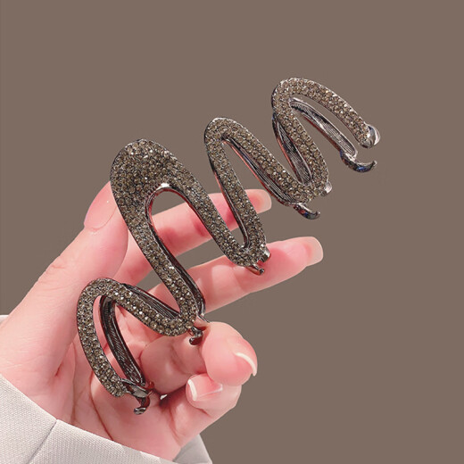 Ji Sifanmeirad Haarclipkopfschmuck für Frauen High-End-Haarcliphai-Clip-Kopf-Clip-Haarzubehör für Geburtstagsbox Maillard High-End-Haarclip (Geschenkbox)