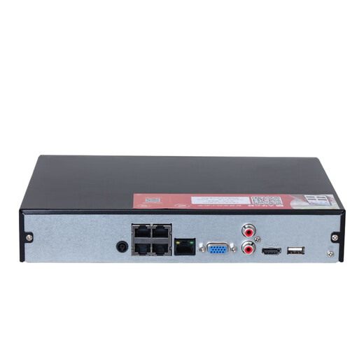 
dahua Dahua surveillance recorder 4-channel network hard disk recorder H.265 encoding high-definition NVR remote monitoring host POE power supply N104