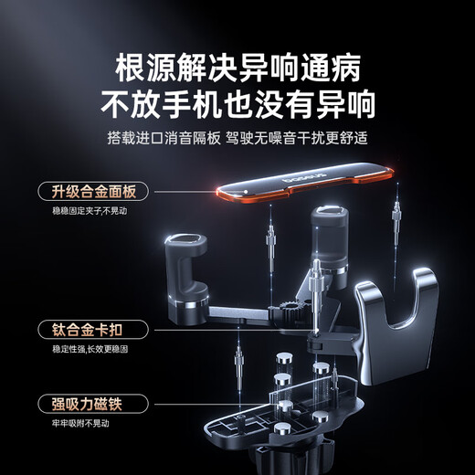Baseus car mobile phone bracket car special navigation bracket air outlet gravity sensing bracket upgrade arm