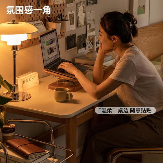 Genji hölzerne Massivholz Schreibtisch moderner einfacher Home -Schüler -Schreibtisch Kleiner Haushaltsstudien -Computer -Büro -Schreibtisch 1m Schreibtisch (1000*600*738 mm)