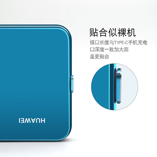 Strictly suitable for Type-C mobile phone charging port Honor 100 dust plug Samsung s24 dust plug vivox100 separate charging plug blue Type-C free 4 Red Magic 9Pro