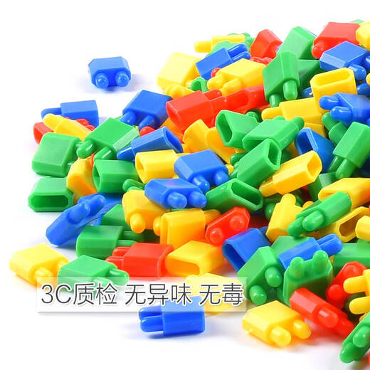 Desarrollo de juguetes para niños de Yueyue bloques de construcción de aprendizaje intelectual juguetes niños y niñas ensamble juguetes cabezales de cohete 403 tabletas (bolsa) + dibujos