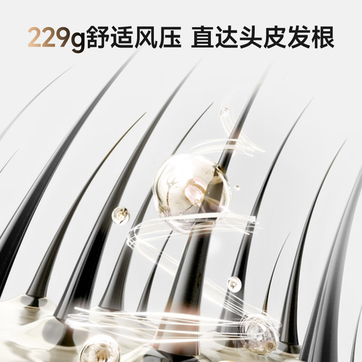 RUAFEE plasma hair dryer, high-speed hair dryer, does not harm hair, household high-wind hair dryer, high-power quick-drying hair care billion-level negative ion smooth hair dryer, gold