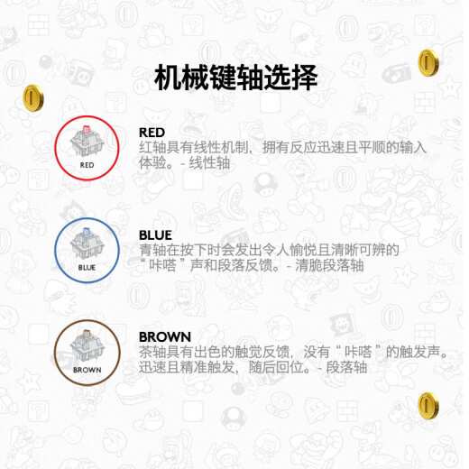 罗技（Logitech）K845机械键盘游戏电竞有线键盘电脑办公键盘个性定制键帽版送男生女友礼物 K845水管工键帽版 茶轴