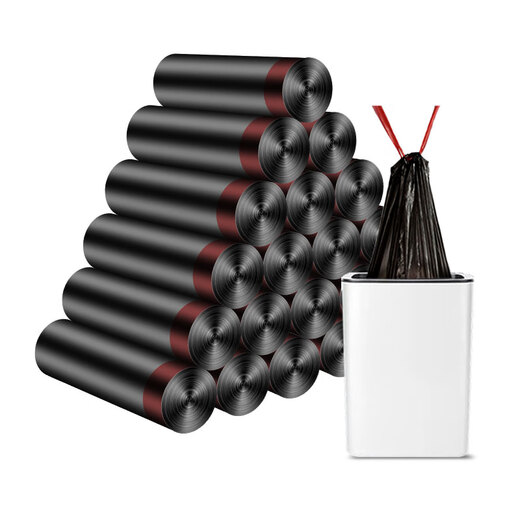 JD Logistics Garbage Bags Home Portable Plastic Bags Thickened Drawstring Garbage Bags 30 pieces