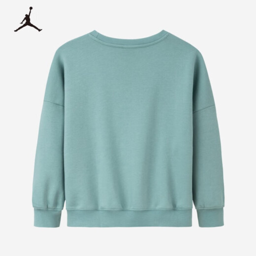 NIKEJORDAN Nike AJ girls round neck sweatshirt spring and autumn new children's comfortable terry top navy blue 155/76 (XL)