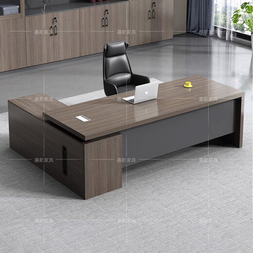 Jiahang Boss Desk Simple Modern President Desk Office Executive Desk Manager Supervisor Desk Single Desk LBZ-A41