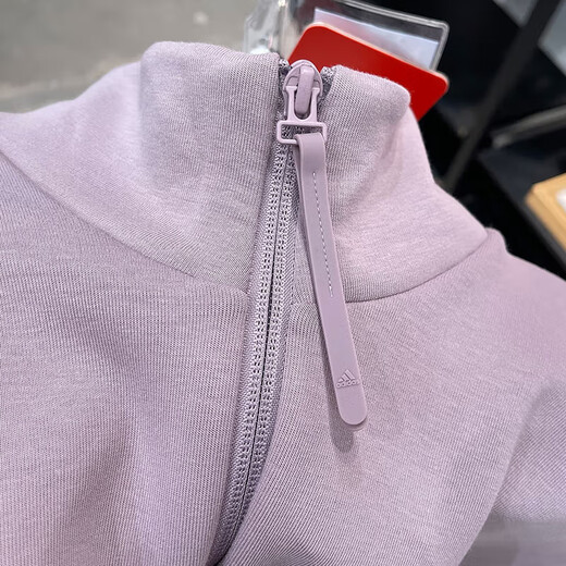 Adidas sweatshirt women's 2024 spring and autumn Z.N.E sportswear stand collar windproof jacket casual semi-zipper pullover IS3899 M