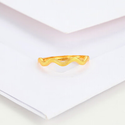 Trendy Acer heart-beating solid gold ring for women as a birthday gift for girlfriend, price, live ring, about 1g