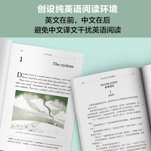 书虫升级版一级1 初一初二 牛津英汉双语读物（套装共11册 附扫码音频、习题答案、读后测评）绿野仙踪 阿拉丁和神灯 猴爪 象人