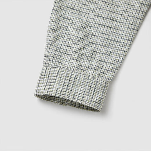 Ying's shopping mall same style children's clothing shirt pure cotton spring and summer long-sleeved tops boys new clothes gray moss green 80 cm