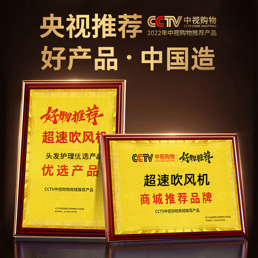 FOCUSUN German quality hollow bladeless high-speed hair dryer for home silent negative ion high power does not hurt hair high wind hairstylist special hair dryer low noise high speed quick drying Aurora Purple (five air nozzles) + 1.8 meters wire gift box