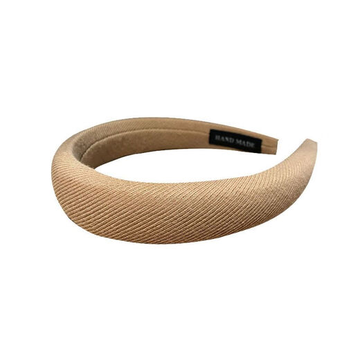 Mengkuan Internet celebrity 2024 new autumn and winter sponge headband high skull pressure hair headband female hairpin high-end headwear milky white