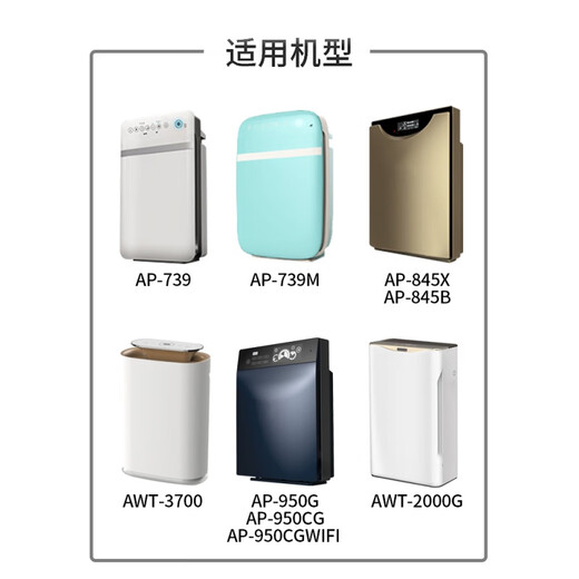 西屋（Westinghouse）空气净化器AP-845X 845B AP-739升级版 739M过滤网滤芯 AP-739，739升级版