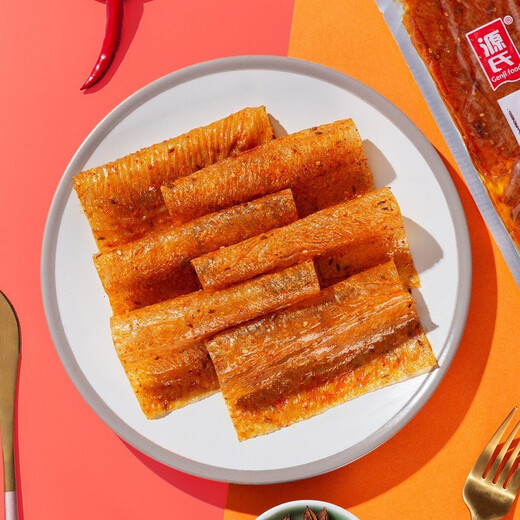 Genji old-fashioned spicy chips nostalgic casual snacks dried tofu spicy strips childhood tofu skin 200g