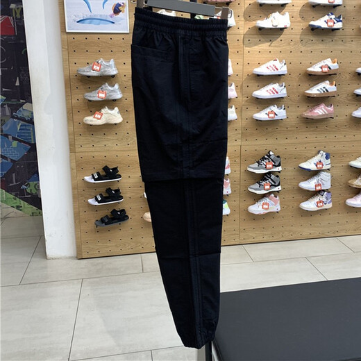 阿迪达斯（adidas）裤子男裤2025春季新款健身训练运动裤休闲宽松透气跑步长裤 HC9734黑色  S