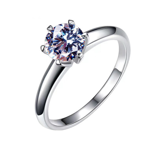 Nanzhi D color diamond moissanite ring for women 18K gold sterling silver 1 carat 2 grams 3 carat platinum proposal wedding gift 3 carat diamond ring closed