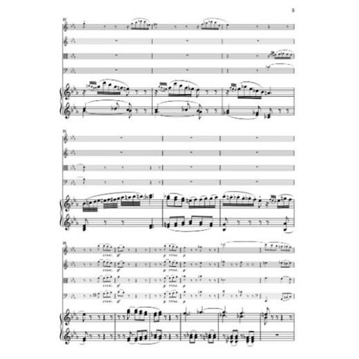 亨乐原版 莫扎特 柔板和回旋曲KV617 玻璃琴（钢琴）长笛双簧管中提琴和大提琴 总分谱 Mozart Adagio und Rondo K. 617  HN677