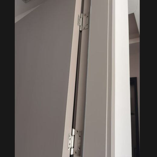 麒奔奔奔奔室内门，房门，木门套装门，防水门 布纹浅灰色