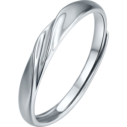 Saturday Fu PT950 platinum ring female love wings live B018508 about 2.32g birthday gift