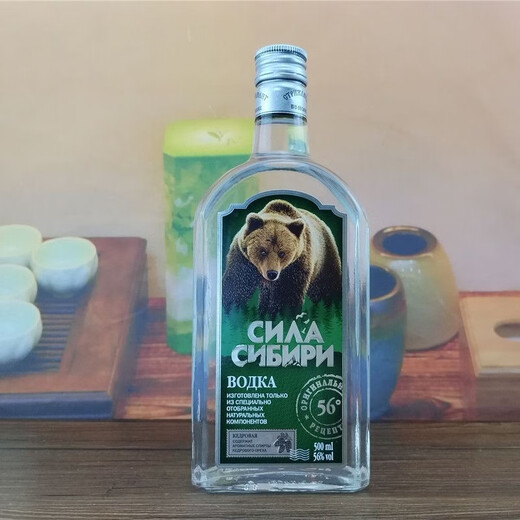 Ba Yi Gore Russia's original imported Ba Yi Gore vodka 56 degrees 500ml tiger head bear flag tiger wine foreign liquor white wine Ba Yi Yellow flag wolf 56 degrees 1 bottle