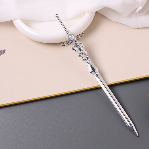 Rong Xia sword hairpin, tassel hairpin, ancient style Hanfu accessories, decorative styling headwear, hairpin, hairpin, simple ancient style, sword hairpin pendant, tassel style.
