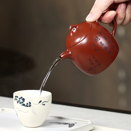 Hidden Pot World Government Subsidy Yixing Purple Clay Pot Purely Handmade Purple Clay Tea Set Teapot Dahongpao Qinquan Pot